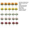 1/5/10/20/25Pcs Artificial Flower 7 Fork UV Resistant Fake Flower Home