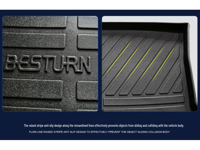 Durable Waterproof TPE Trunk Mat for 2020-2025 Toyota Corolla RAV4 - Eco-Friendly Car Accessory