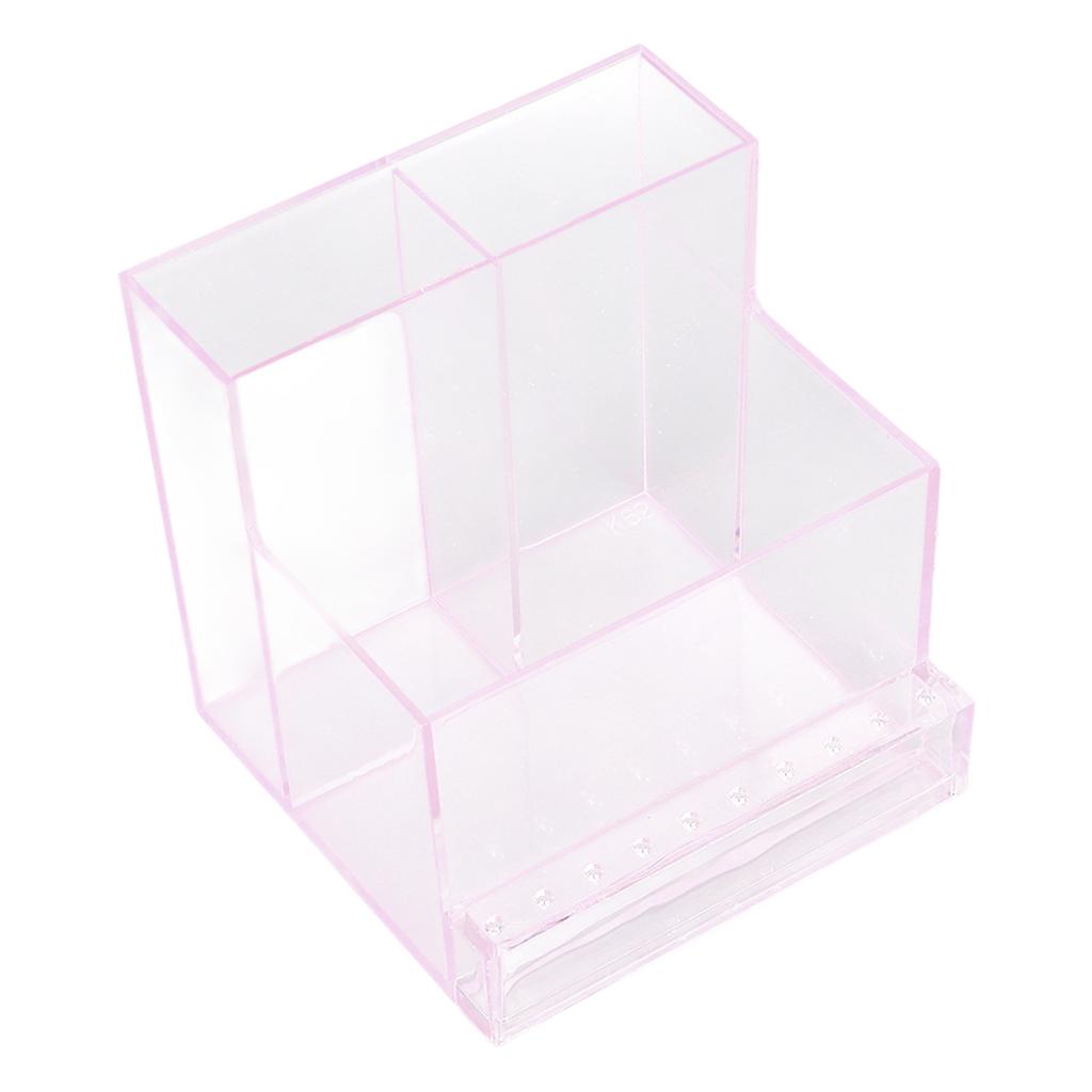 Nail Drill Machine Storage Box Acrylic Manicure Tool Storage Box Nail Art Storage Rack Pink
