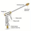 Motorcycle High Pressure Water Gun with Brass Nozzle - Aluminum Gun for Ultimate Car Wash Cleaning Power