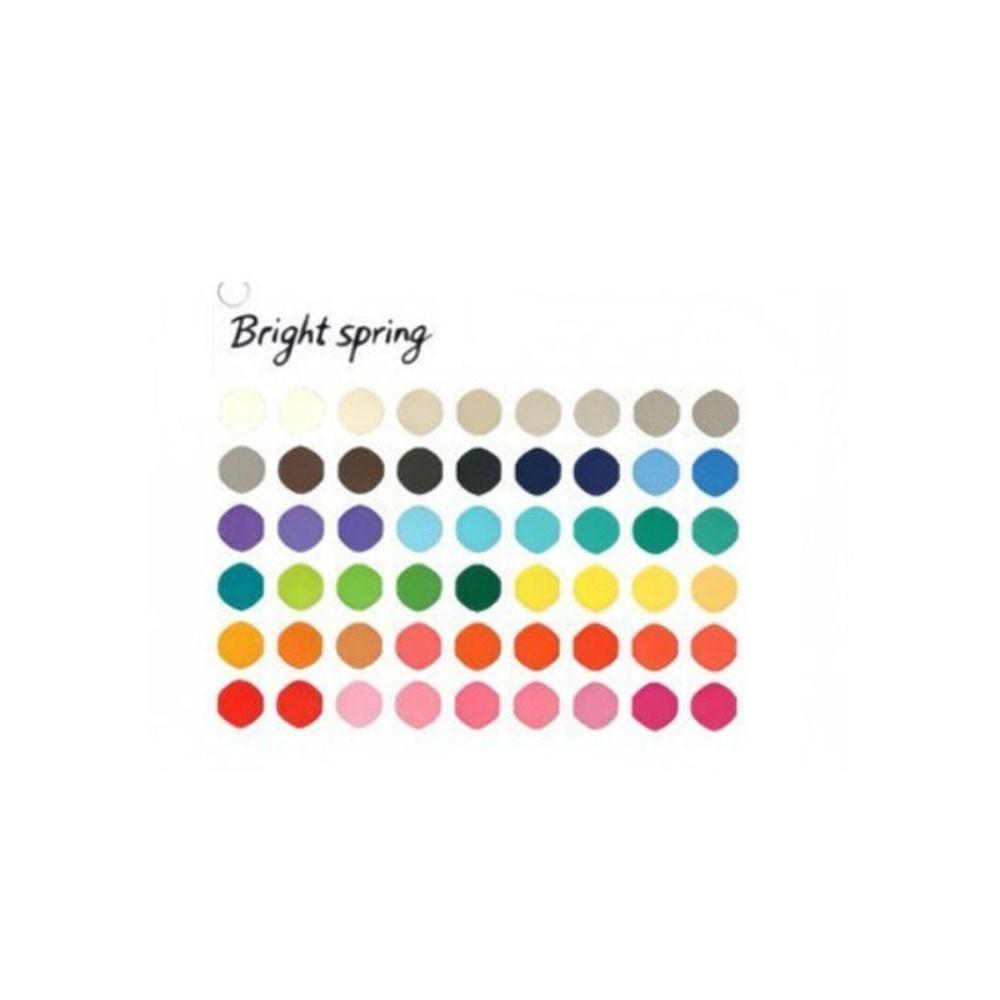 6PCS Acrylic Seasonal Color Selection Cards Color Analysis Cards Clothing Matching Supplies