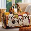 Puppy Series 4 Women's Yoga Travel Handbag with 3D Digital Print