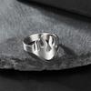 My Shape Punk Flame Rings for Women Men Stainless Steel Gold Color Fire Shape Boys Hip Hop Finger Rings Party Jewelry Gifts Male