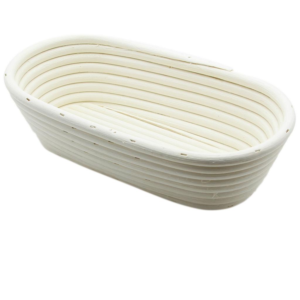 Rattan Basket Bread Form 28 Cm With Cover Rising And Proofing Dough
