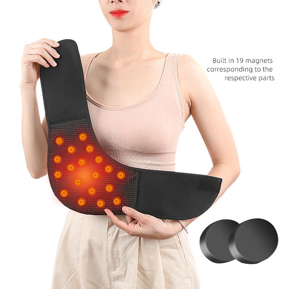 Durable And Safe 1Pcs Magnetic Self Heating Pad Therapy Pain Relief Neck Wrap Support Brace Collar Pain For Neck Arthritis Migraine Headaches