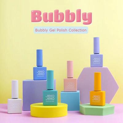 Premium Sirup Gel Nagellack Bubbly Spring Collection 6 Farbset, KBeauty, Premium Gel Nagellack, Koreanische Kosmetik, Probe