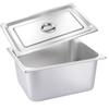 Rust-proof Canteen Food Basin Rectangular Food Preparation Box Durable Food Storage Box  Hotel