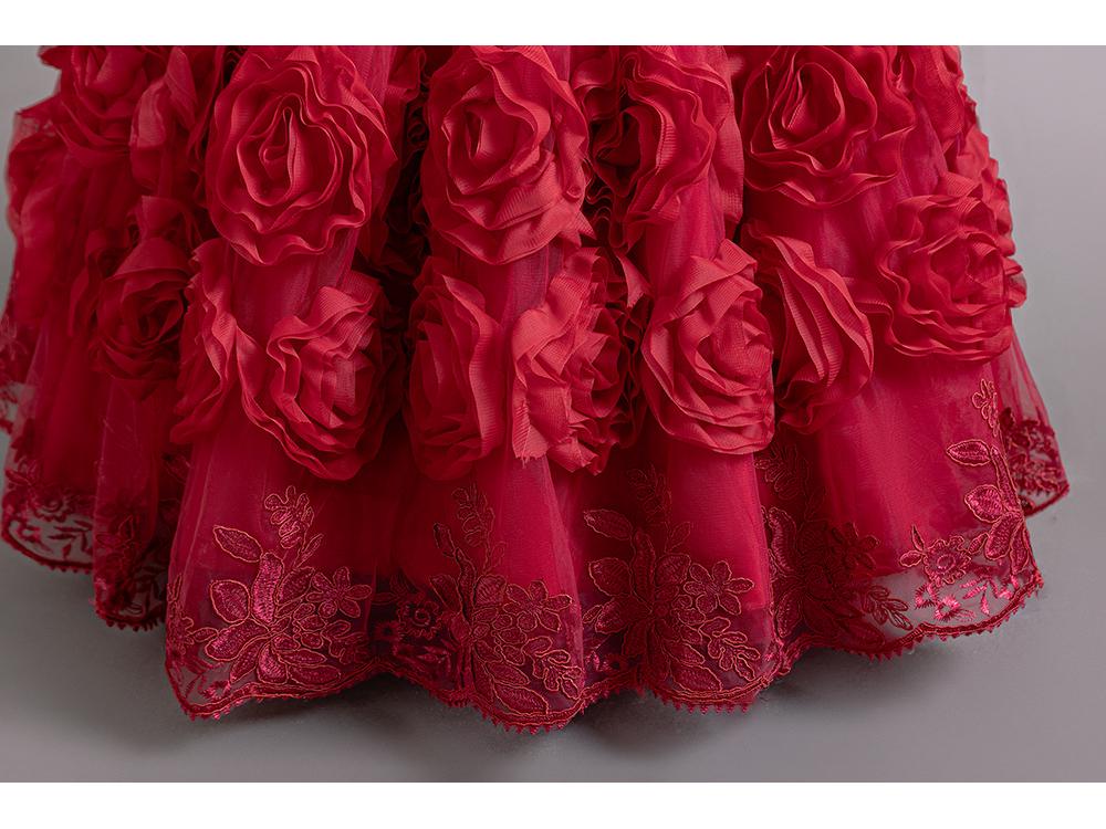 European and American Sequin Princess Evening Dress for Girls