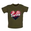 Love Tories - Baby Kids Boys Girls Unisex T-Shirt / Babygrow - Labour Election Starmer Prime Minister