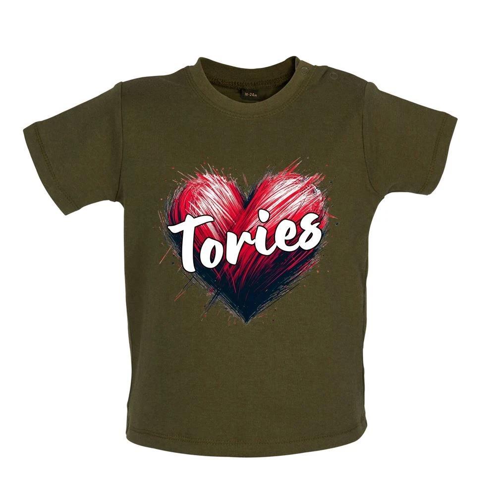 Love Tories - Baby Kids Boys Girls Unisex T-Shirt / Babygrow - Labour Election Starmer Prime Minister 150
