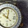 Used Rare Bulova Titanium Quartz Ladies Watch Date Sports Vintage Bezel