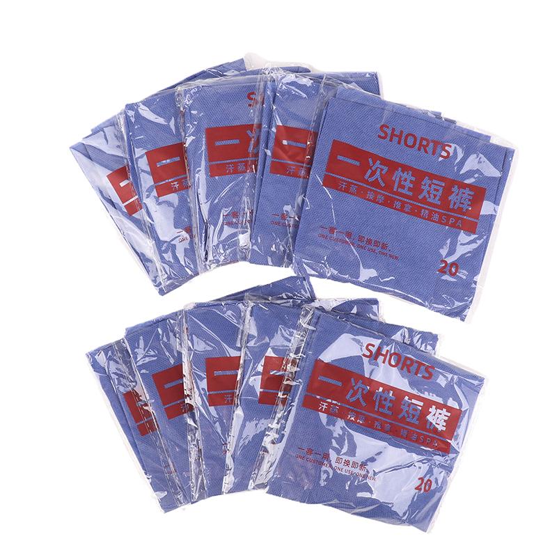 10Pcs Travel Mens Disposable Underwear,Disposable Underwear, Massage Shorts, Men'S Plus Size Pants, Beauty Salon Sauna Pants