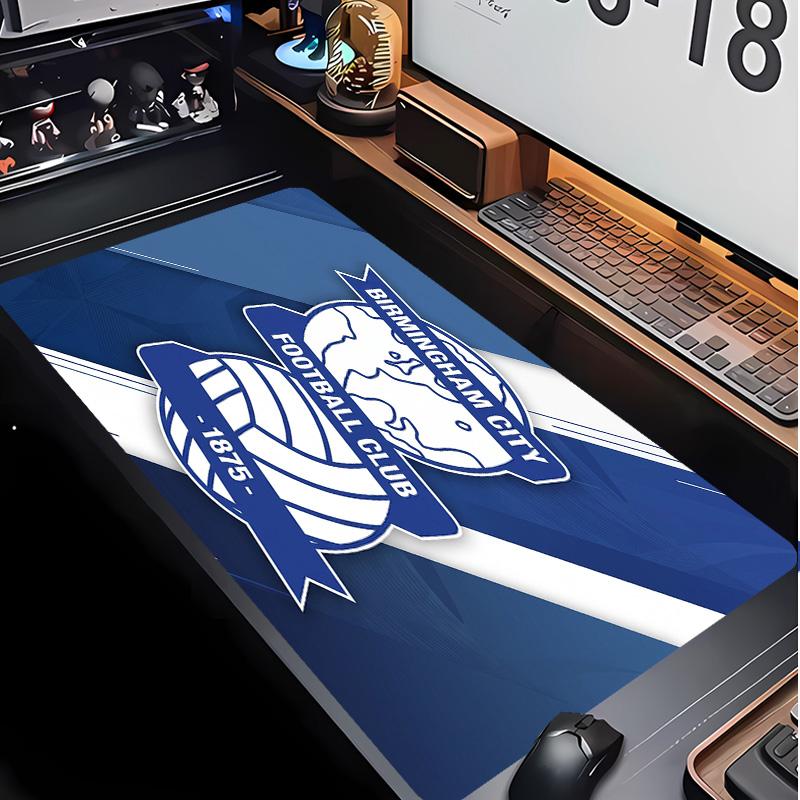 Birmingham City Football Pattern Mouse Pad Non?Slip Rubber Base Gaming Mousepad For Desk Office Home