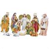 11 PCS Nacimiento De Jesus Para Navidad Pequeños Para El Hogar 6 Inch Resin Small Nativity Set Indoor Tabletop Decor Little Peo