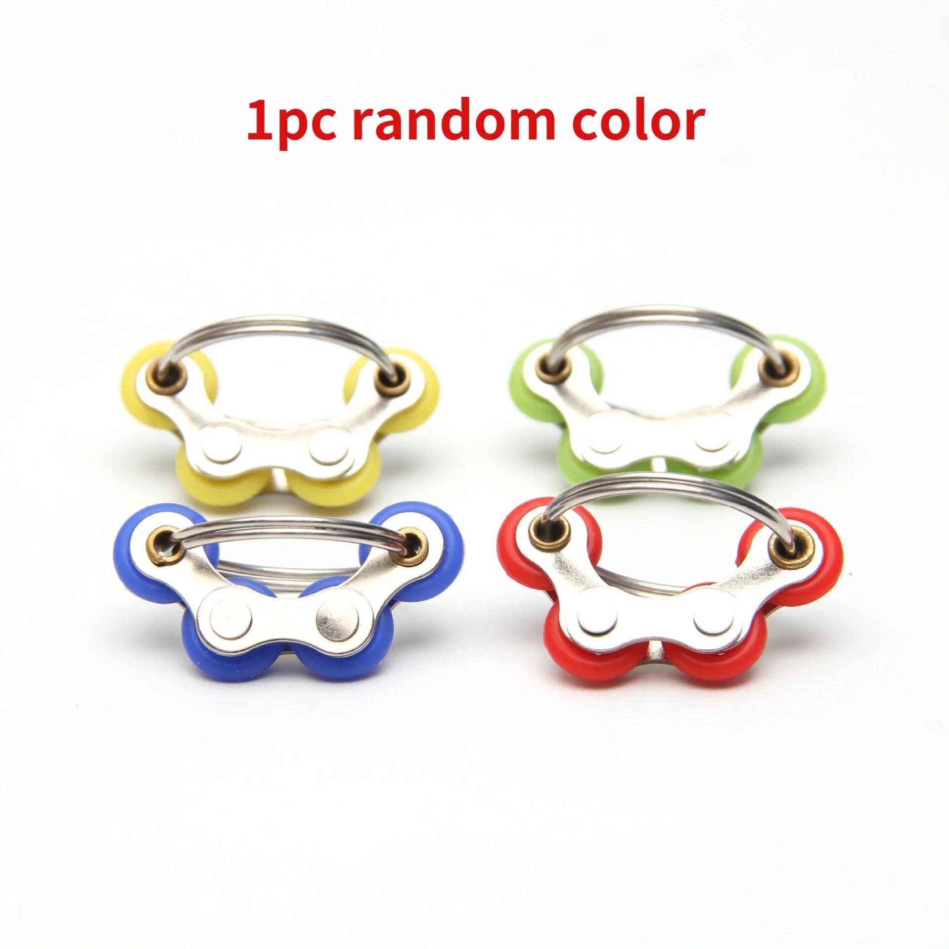 

4 цвета, креативные игрушки, игрушки-непоседа, велосипедная цепь, игрушка-непоседа для аутизма, СДВГ, стрессовые руки, забавные игрушки для детей, взрослых, антистресс 1Pcs