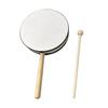 Cozenta Hand Drum Percussion Instrument Double-sided Wooden Handle 20cm