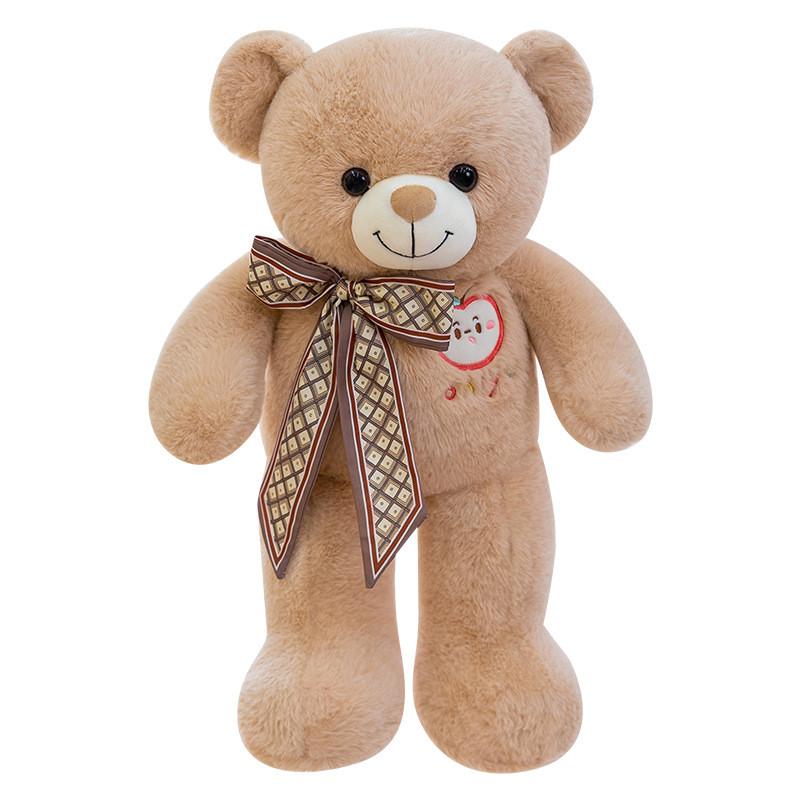 Cartoon Teddy Bear Plush With Fiber Cotton Filling And Unique Design For Love Gift