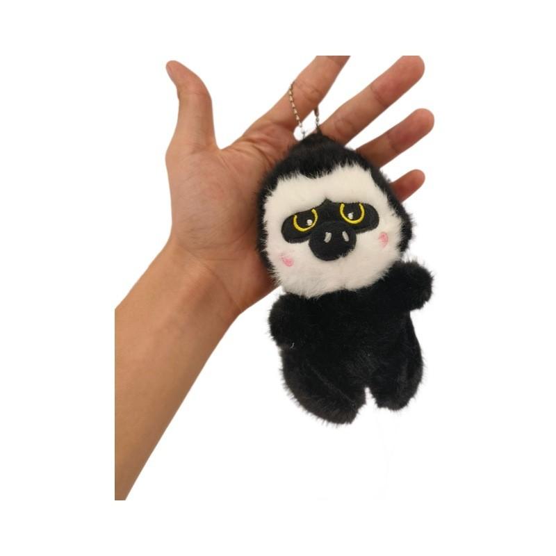 Fun Quirky And Plush Gorilla Keychain Unique Hanging Accessory For Bags And Purses