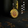 Wudang Dharma Logistics Circulation Office Mountain Ghost Money Ancient Coin Pendant Daoist Genuine Necklace Cinnabar B