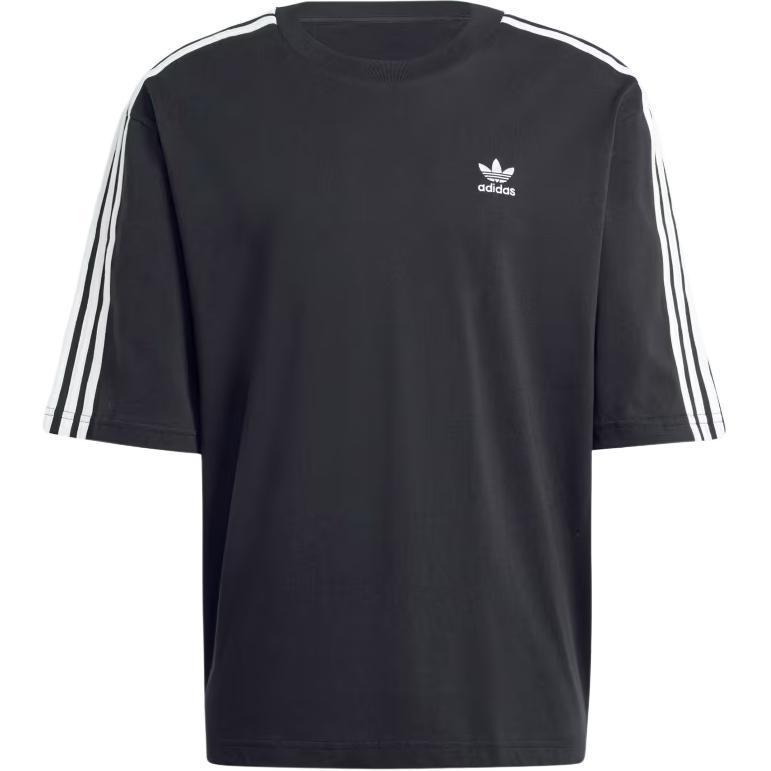 adidas Adicolor Oversized T-shirt Asia Sizing  Black White  Men s IZ1832 L