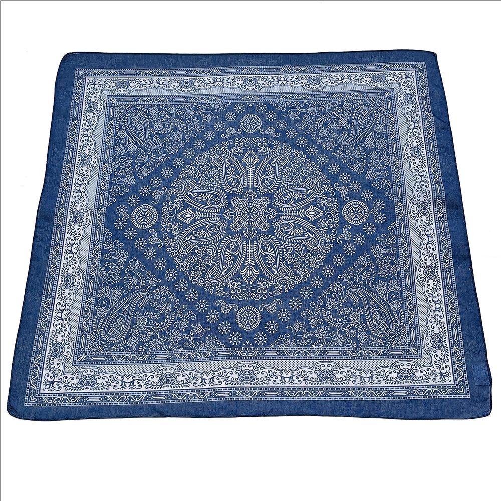 Women's Premium Versatile Small Square Scarf: Unique Paisley Design Head Cover & Neck Scarf