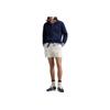 Polo Ralph Lauren Logo Embroidered Half-Zip Long Sleeve Polo Sweatshirt Men Sweatshirt Blue 100051467