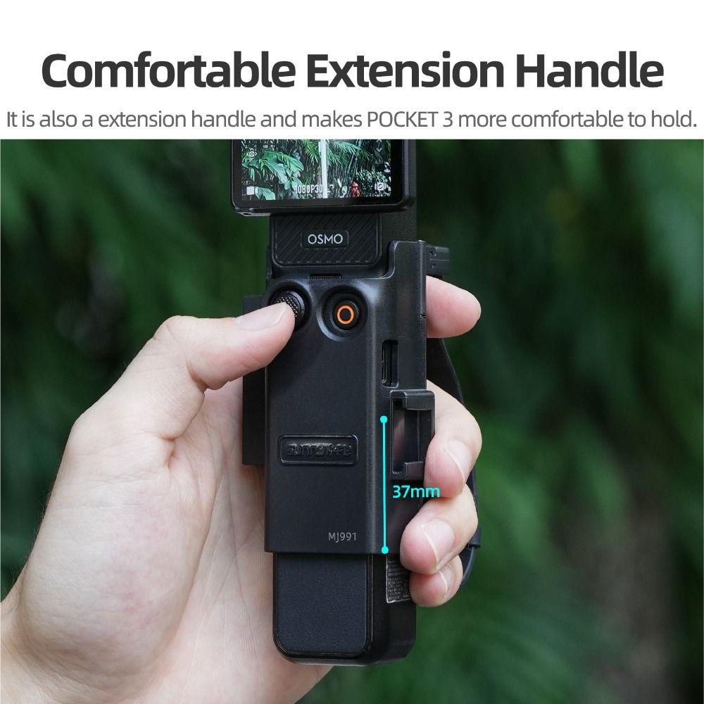 Anti-Drop Expansion Bracket Adapter Handheld Stand for DJI Osmo Pocket 3 Camera Accessories
