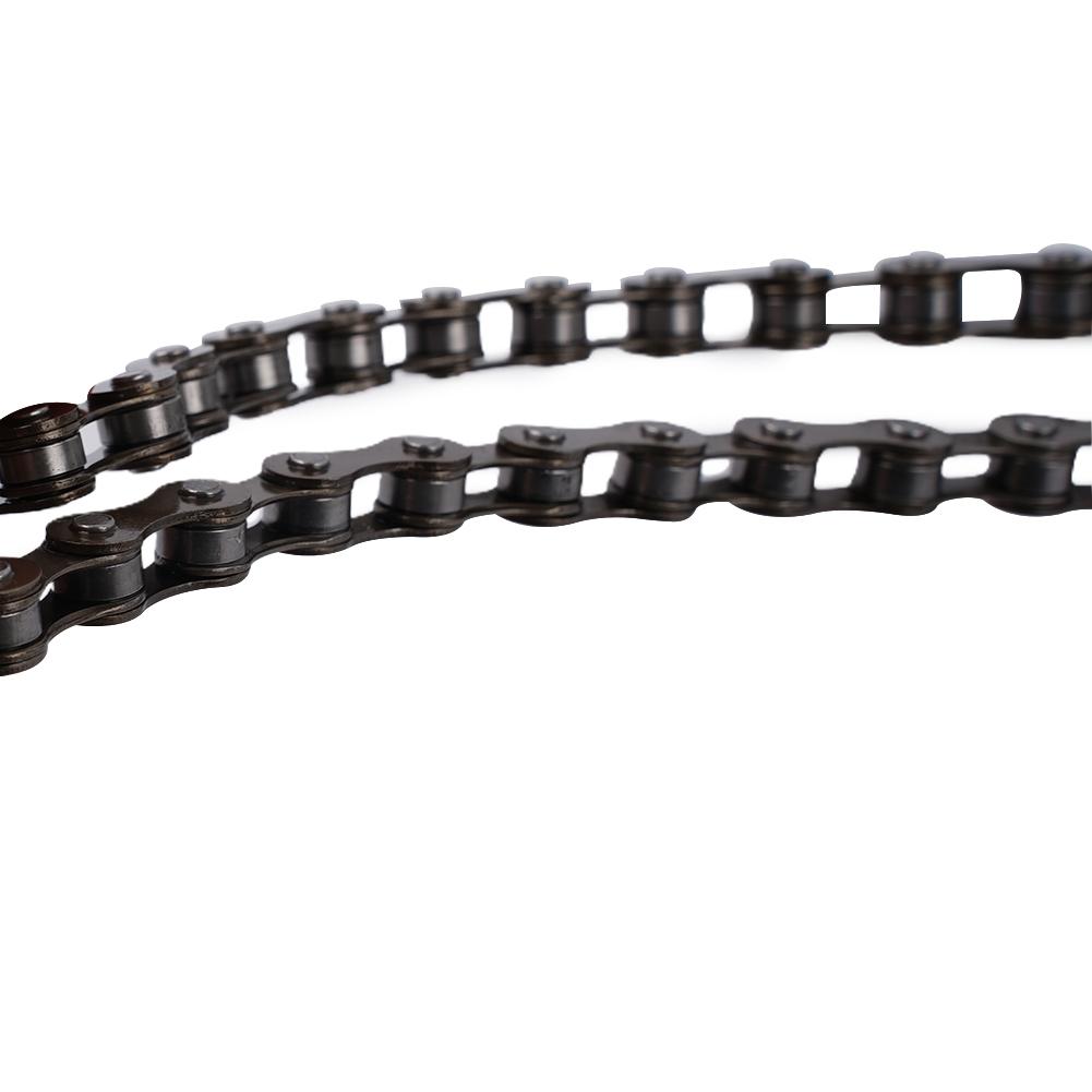 124cm/144cm Bike Chain 98/114 LinkChain Black 1Pcs