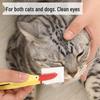 Universal Pet Eye & Ear Cleaning Wipes with Brush - Tear Stain Remover for Cats & Dogs
