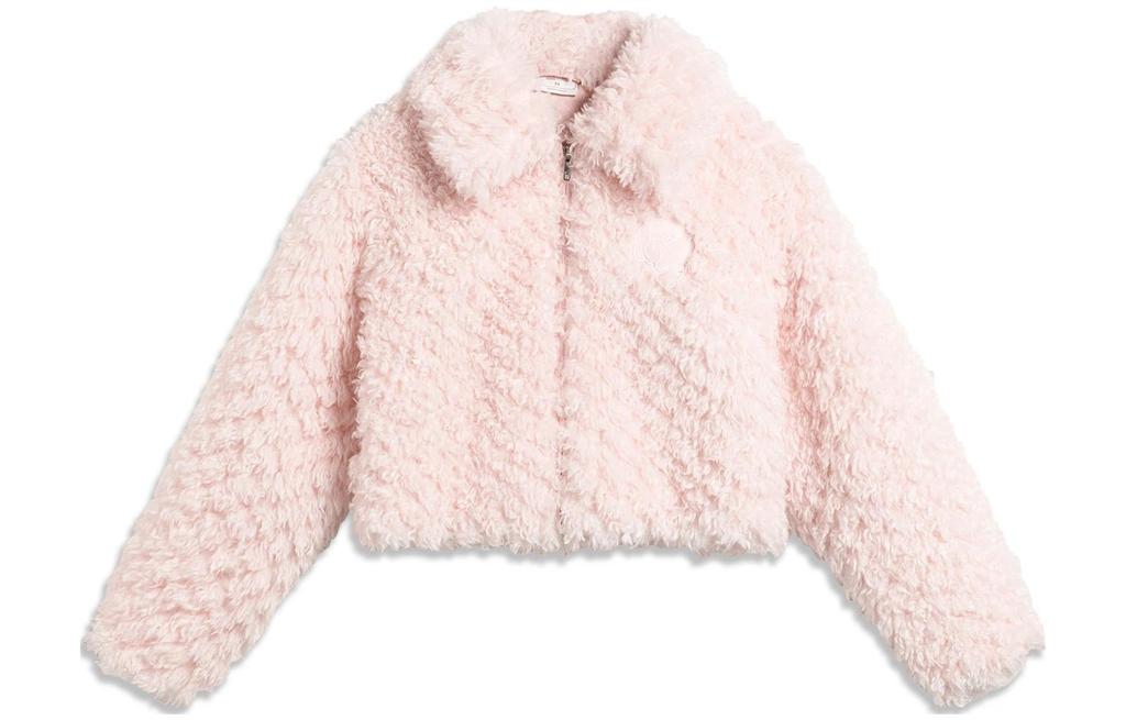 Li Ning x LEAGUE OF LEGENDS Sports Life Collection Velvet feel Coat Women's Light Pink AFDT948-2