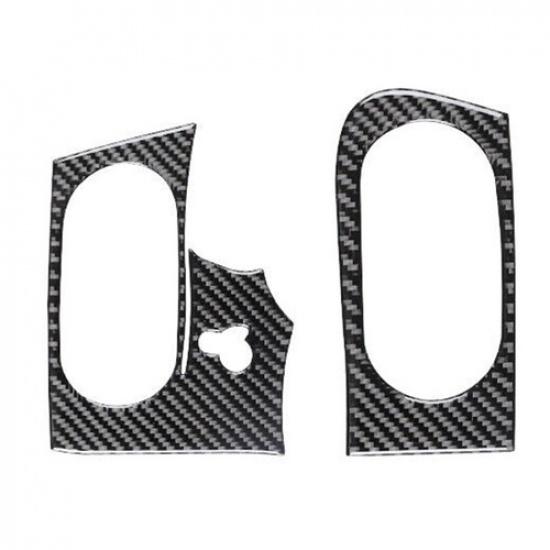 Carbon Fiber Interior Front Air Vent Cover Trim For Chevrolet Corvette C6 05-13