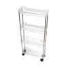 Bathroom Gap Shelf Bathroom Cosmetics Transparent Storage Rack Multi Layer Bathroom Organizer 4