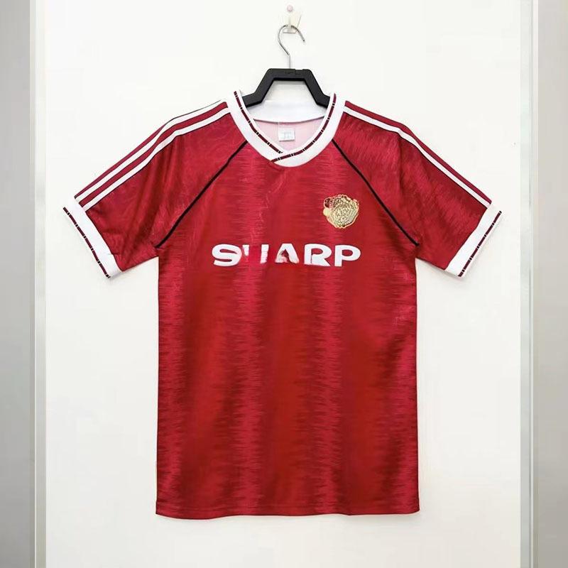 Classic Red Devils Jersey, Host and Guest No. 7 Ronaldo No. 10, Rooney Single Top, Retro Football Jersey, One Piece Will Be Sent On Behalf of You.