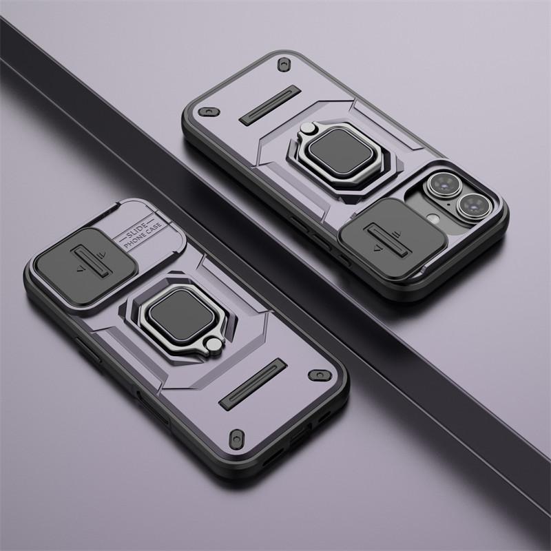 

For iPhone 17 Case Slide Camera Len Cases For apple iPhone 17 Air iPhone 17 Pro Max Cover Bumper Shockproof Armor PC Phone Cover iPhone17 Air