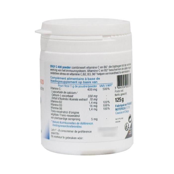 Nutergia Ergy C 400 Poudre 125g