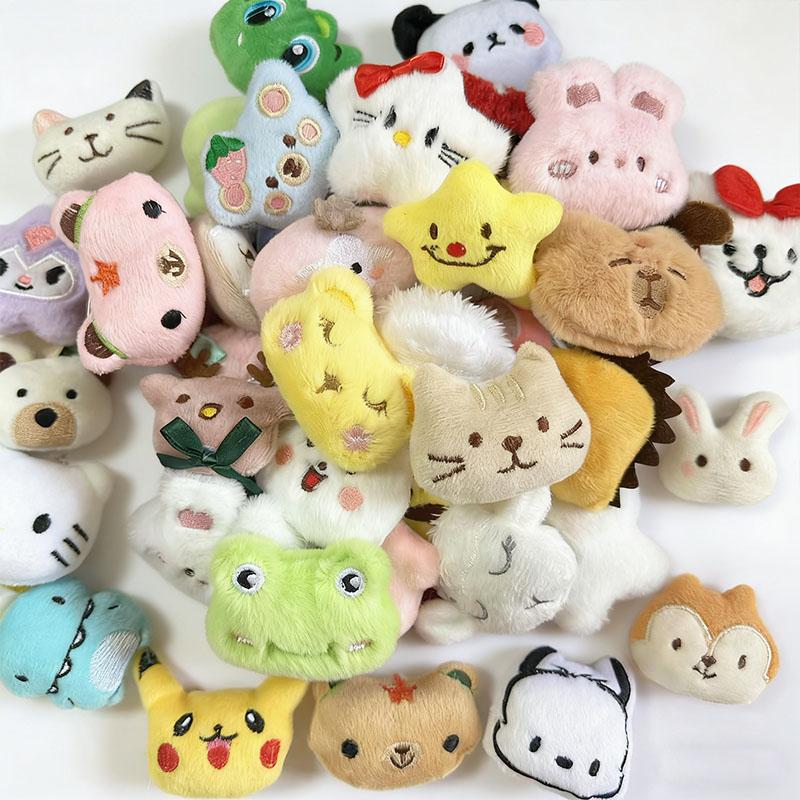 50Pcs Cute Mini Plush Animal Toy Bulk Kawaii Stuffed Animal Doll Toy Soft Plushie Accessories For Diy Hair Clips Party Favors