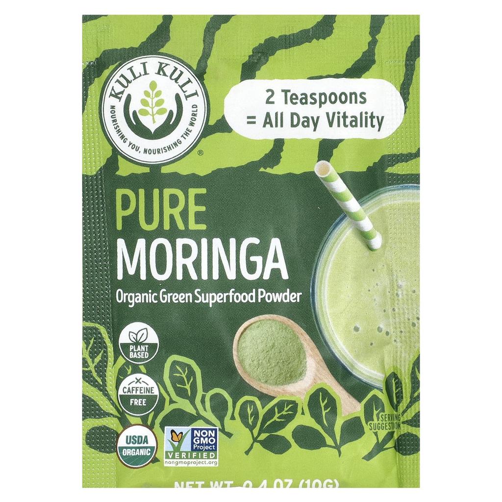 Pure Moringa, Caffeine Free, 20 Packets, 10G (0.4Oz) Per Pack