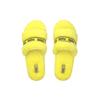 Puma Fluff Slide Fluo Yellow Women Sneakers Black 384937-04