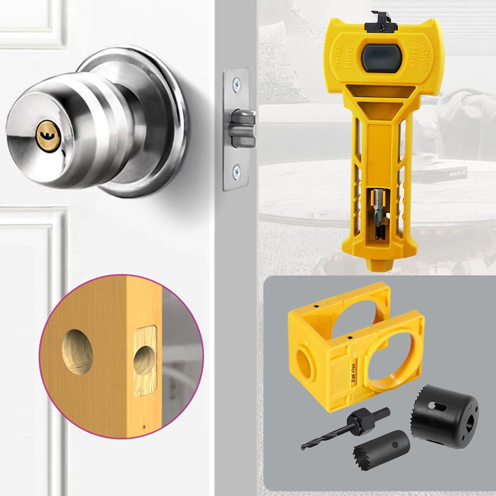 Door Latch Installation Kit Door Latch Mortise Tool Ball Lock Hole Opener for Accurate Chiseling and Scoring