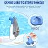 Water Bottle Shower Head Silicone Portable Camping Gear Camping Bottle Top Shower Head For Fishing Camping Hiking Picnic Sports