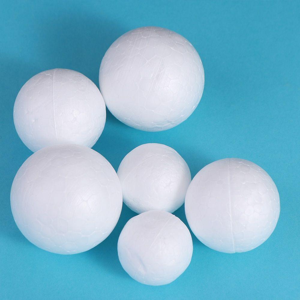 Home Decoration Mini Foam Balls Polystyrene White Christmas Balls Round Christmas Ornaments Christmas