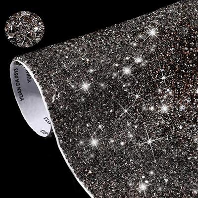 Auto Party Geschenke Haus Dekoration Strass Blatt Bling Aufkleber Glitzer Rand Applikation Kristall Aufkleber