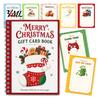 Carpeta de Regalo de Dinero de Temporada Tarjeta de Navidad Holográfica Libro, 7x5 Encuadernación en Espiral Folleto de Recuerdo Festivo, Portador de 10 Páginas Saludo Bolder DIY para