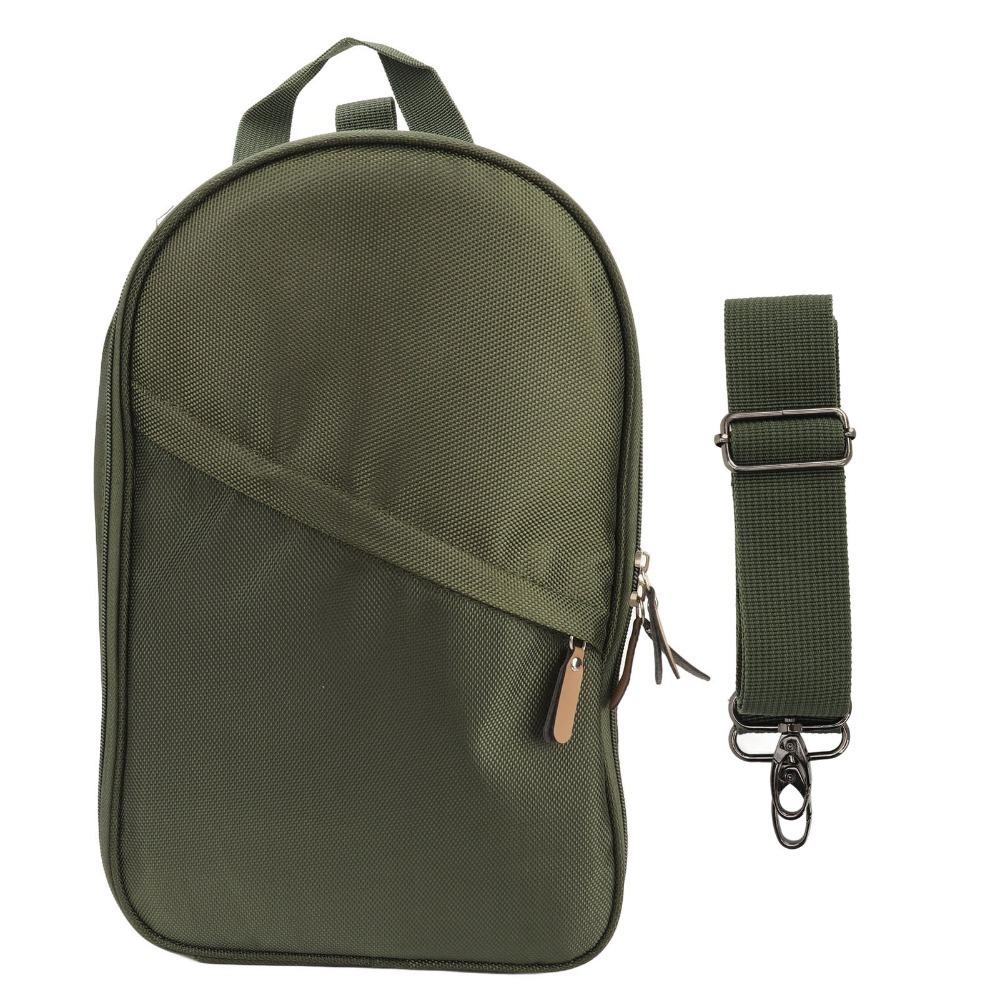 

Oxford Fabric Camping Cooking Utensil Bag Multifunctional With Shoulder Strap Portable Camping Cookware Organizer зелёный