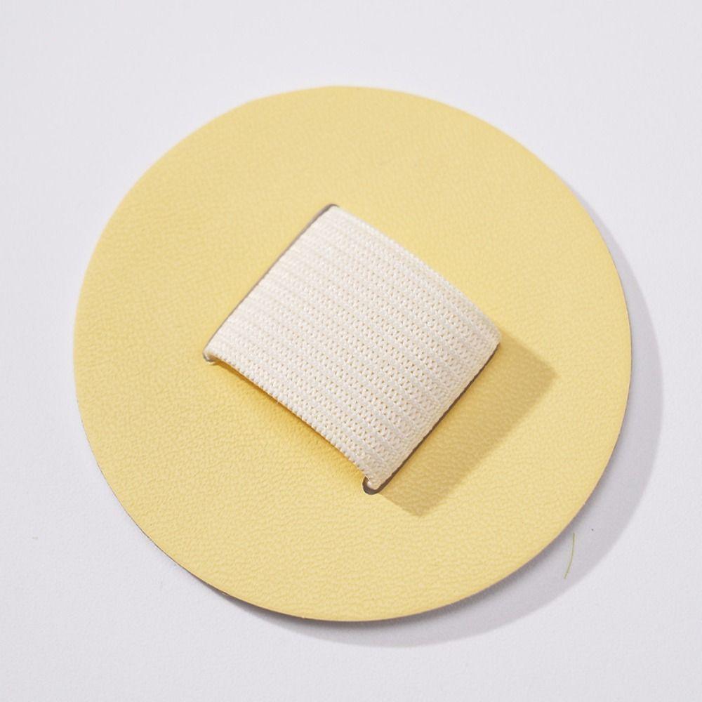 Elastic Loop Round Pen Holder Self-adhesive Kawaii Stationery Aesthetic Pen Holder  Calendar