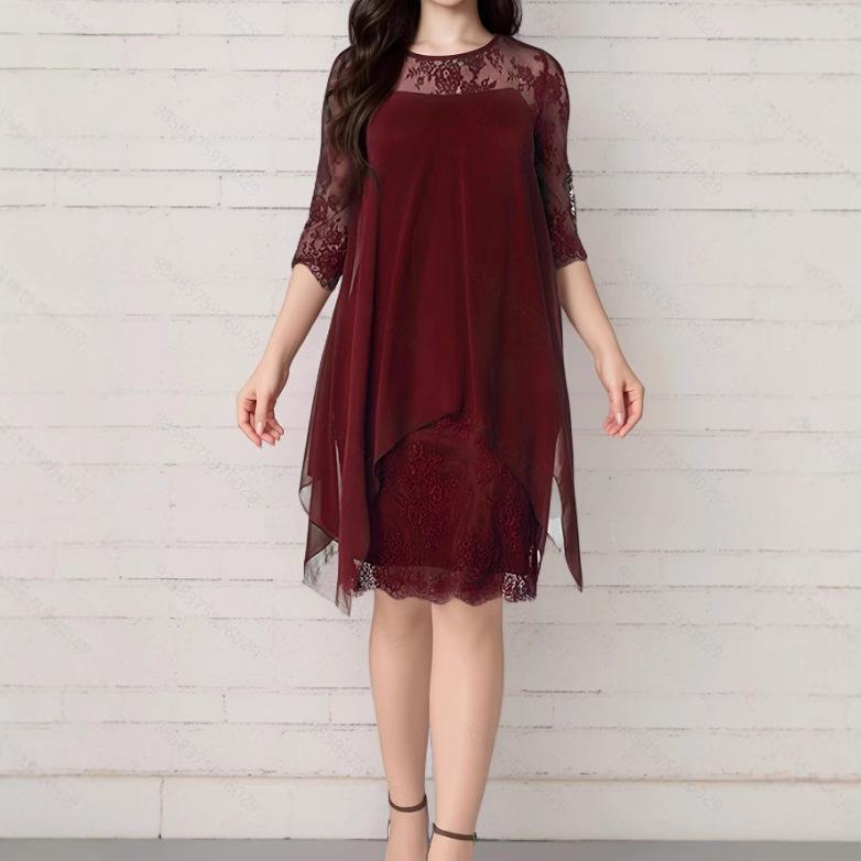 Fashion Chiffon Hollow Out Loose Casual Dress Women Summer Plus Size Women Clothing Ladies Dresses Robe Femme