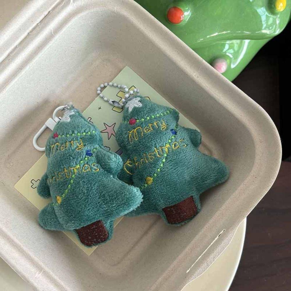 Cartoon Xmas Snowman Pendant Backpack Charms Christmas Mini Key Ring  Children