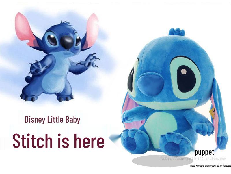 Cute Pink Stitch Plush Toy - Lilo & Stitch Cartoon Pillow for Kids