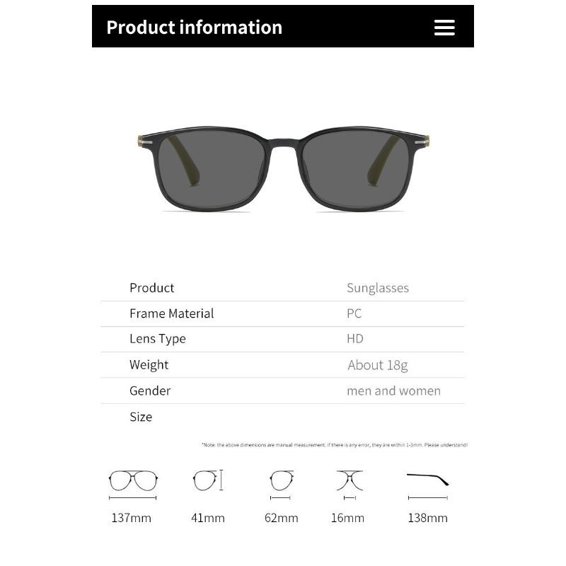 Nuovi Occhiali da Sole alla Moda Classici con Montatura Ovale Ultra Leggeri per Esterno Protezione UV Montatura alla Moda Minimalista Unisex