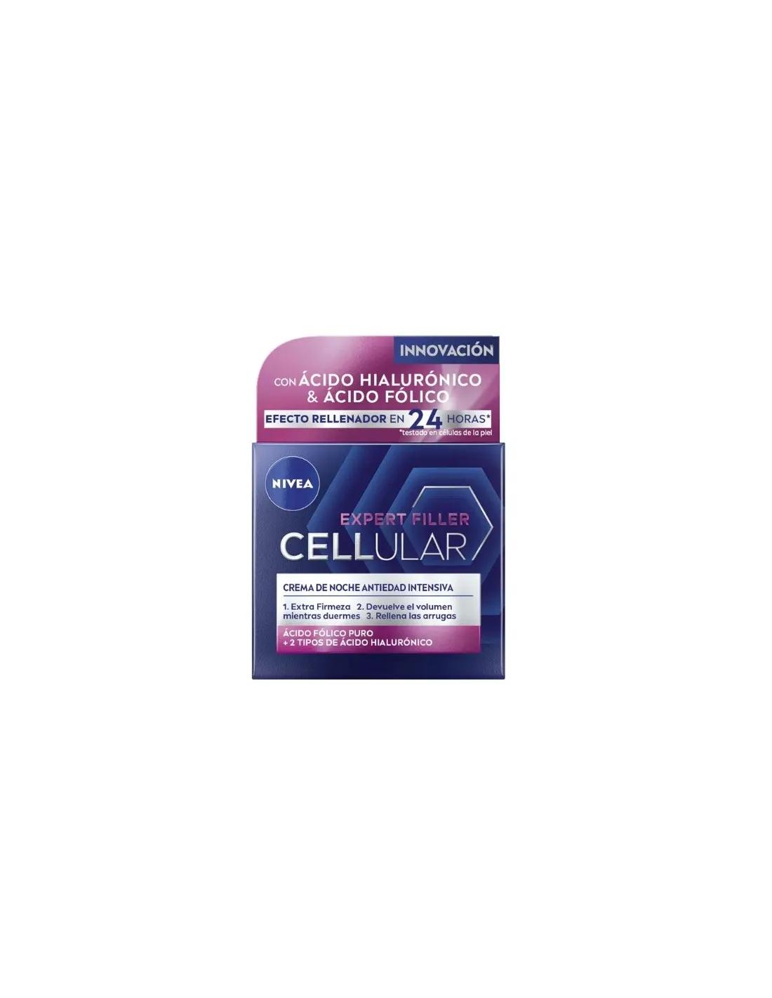 Nivea Cellular Filler Hialuronico y Folico Crema Noche 50 мл.